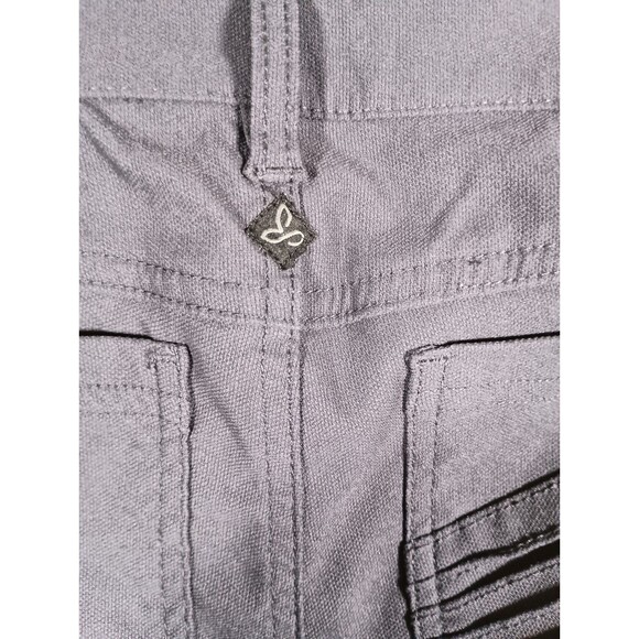 prAna Pants Brenna Moto Womens Gray Skinny Slim Stretch Nylon Jegging Size 2 - Picture 6 of 7